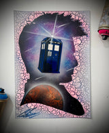 Bespoke Paintings For Daniel - B2 - Dr Who and Star Wars