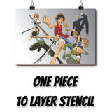 One Piece Multi Layer Stencil - Download or Pre-cut