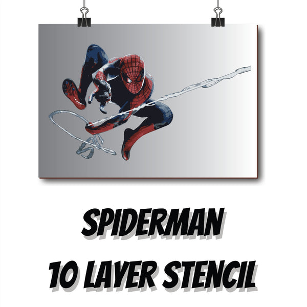 S-Man Multi Layer Stencil - Download or Pre-cut