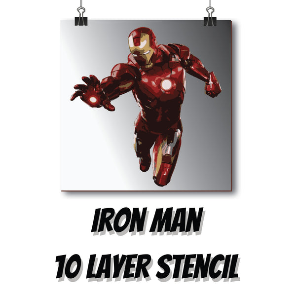 I-Man Multi Layer Stencil - Download or Pre-cut