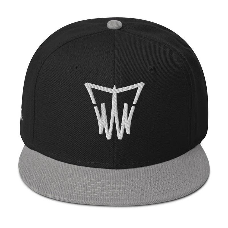 Snapback Hat - White detail