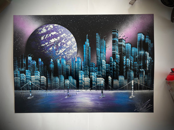 Custom Cityscape Painting