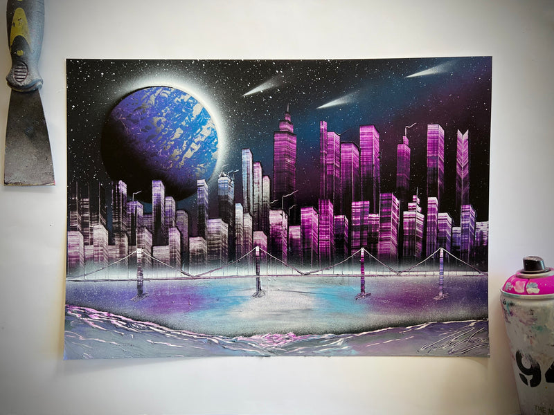 Custom Cityscape Painting